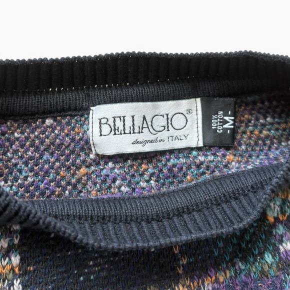 Vintage Bellagio Italy Knit Sweater 90s Coogi
Abstract Grandpa Multicolor Size M - Picture 4 of 7